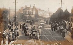 1909 Motor Invasion, London Road